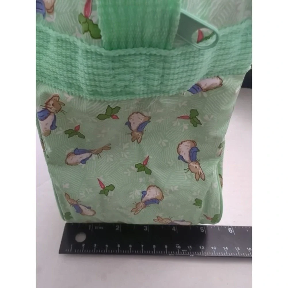 Vintage Enfamil Peter‎ Rabbit Mint Green Vinyl Baby Diaper Bag Gender Neutral